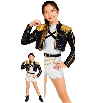 Imagens de Disfraz de K-Pop Silver Leader infantil 5-6 años