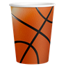Imagen de Vasos Baloncesto cartón (8 unidades)