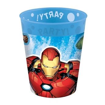 Picture of Vaso Vengadores Cumpleaños Plástico Duro Reutilizable 250ml (1 unidad)