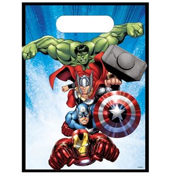 Picture of Bolsas Chuches Vengadores Cumpleaños plástico (6 unidades)