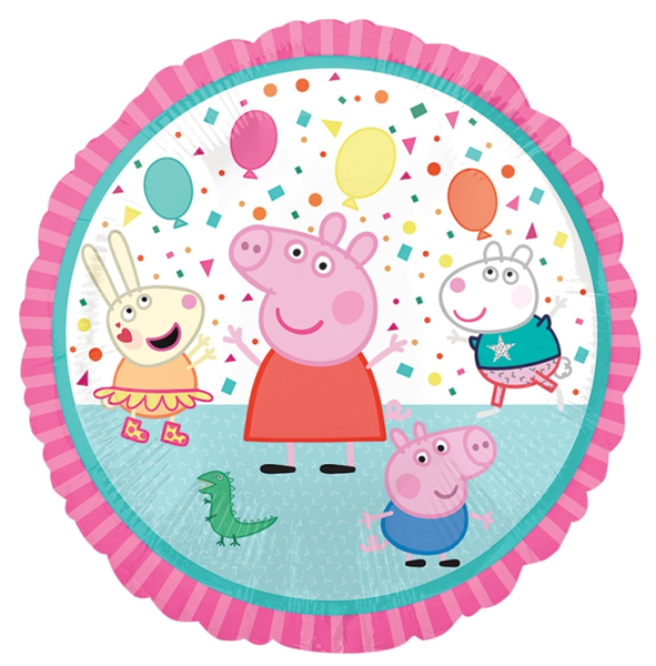 Imagen de Globo Peppa Pig y George Foil (45cm)