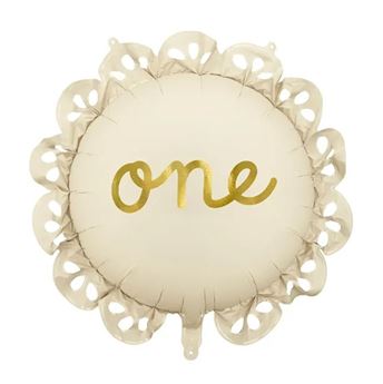 Imagens de Globo Foil One con Volante Decorativo 51cm