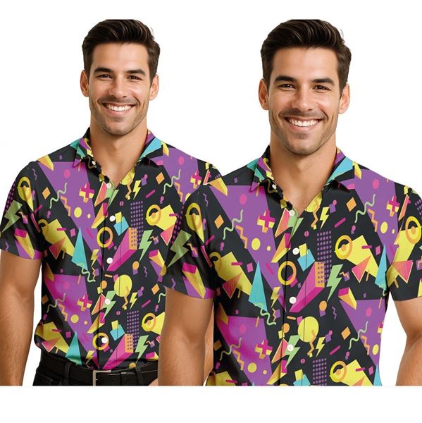 Picture of Disfraz Camisa Años 80 Hombre – Talla 52-54