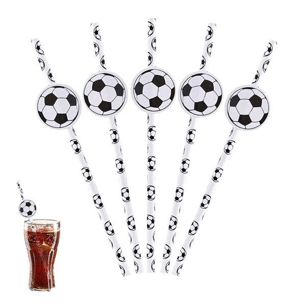 Picture of Pajitas de Papel Fútbol (Pack de 6)
