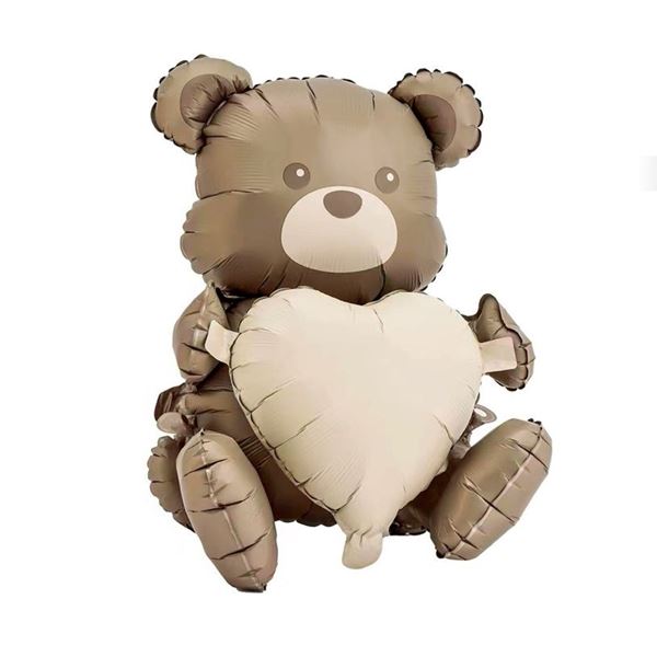 Imagen de Globo Foil Oso Con Corazón (68cm)