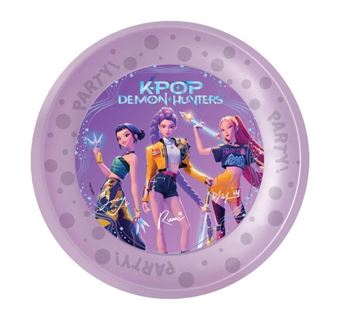 Imagens de Plato Guerreras K-Pop Plástico Reutilizable 21cm (1 unidad)