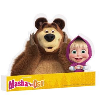 Imagens de Decorado Figura Masha & el Oso corcho 23cm x 25cm x 5cm