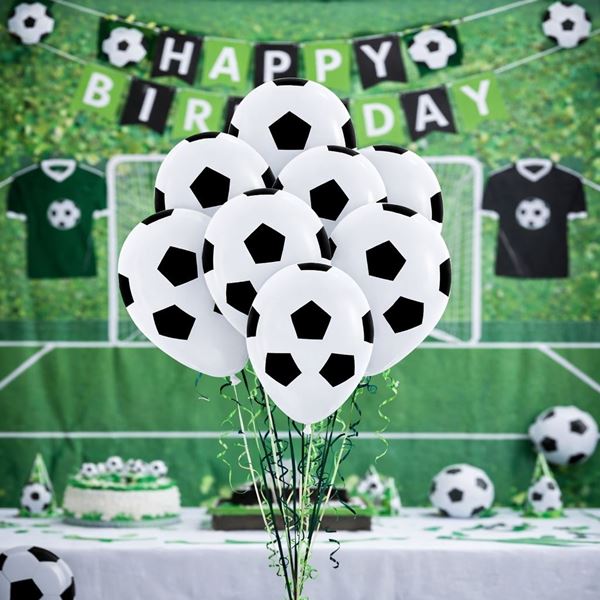 Imagen de Globos Fútbol Balón Látex (12 unidades)