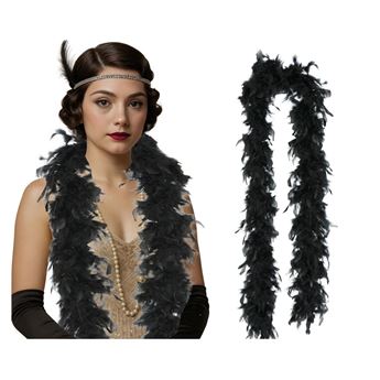 Imagen de Boa de Plumas Negra – 80gr