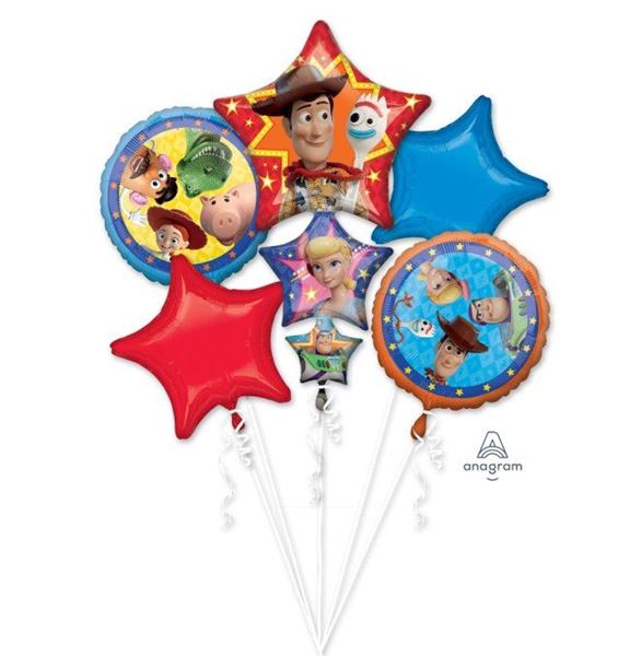 Imagen de Bouquet de Globos Toy Story Foil ( 5uds)