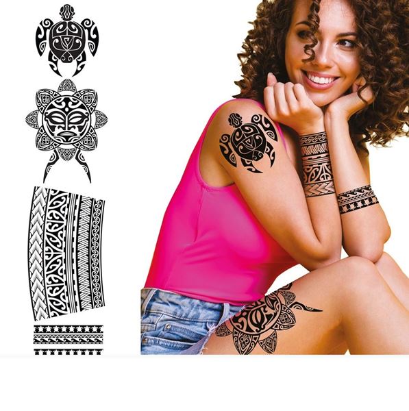 Imagen de Tatuajes Tribales Temporales Mix