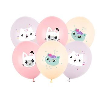 Imagen de Globos Gabby’s Dollhouse 30 cm (Pack 6)