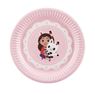 Imagen de Platos Gabby’s Dollhouse 18 cm cartón Pack de 6