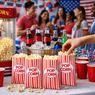 Imagen de Bolsas de Palomitas de Papel Rojas y Blancas (8 unidades)