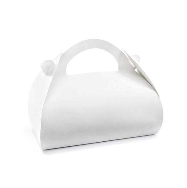 Picture of Cajas Blancas Pequeñas con Asa 16cm x 8.5cm x 9.5cm (Pack 10uds)