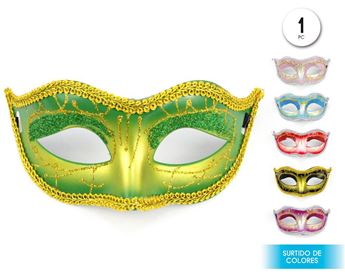 Imagens de Máscara Veneciana Carnaval con Purpurina Mix