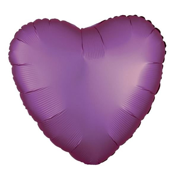 Imagen de Globo Corazón Rosa Flamenco Satín (43cm)