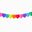 Imagen de Guirnalda Corazones Multicolor de Papel (3m)