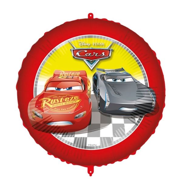Imagens de Globo Foil Cars Disney 46cm con Cinta y Peso incluido