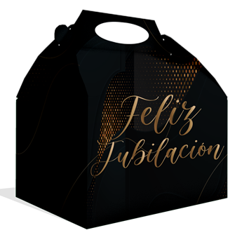 Imagen de Caja Regalo Feliz Jubilación con Asa cartón