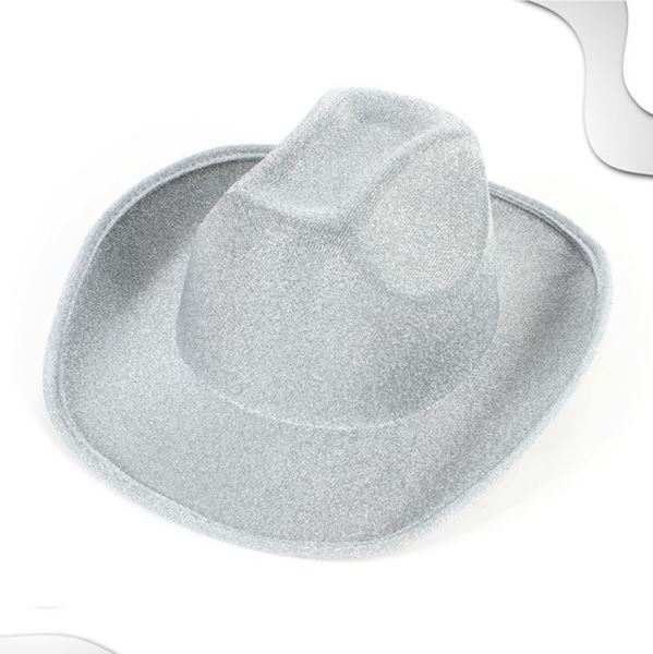 Imagens de Sombrero Plata Purpurina Unisex Adulto