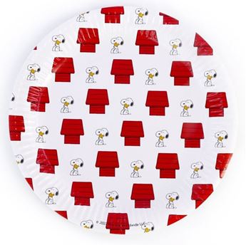 Imagen de Platos Snoopy Clásico 23cm cartón (6uds)