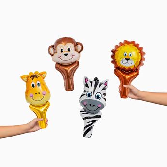 Imagen de Globos Animales Jungla mix 40cm (4 uds.)