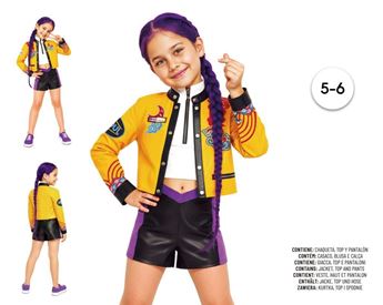 Imagen de Disfraz Cazadoras K-Pop Lider Demon Hunters (5-6 años)