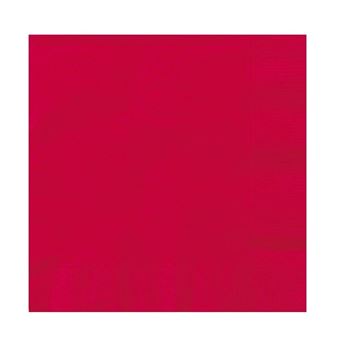 Imagen de Servilletas Color Rojo papel 33cm (50 unidades)