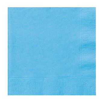 Imagen de Servilletas Azul Pastel Unique 33cm (20 unidades)
