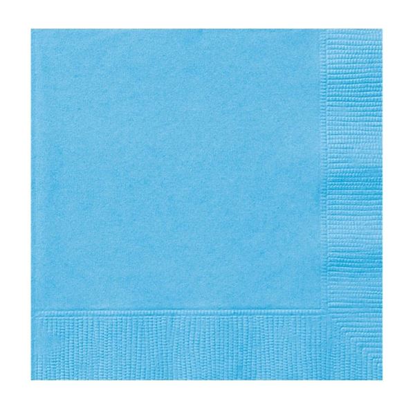 Picture of Servilletas Azul Pastel Unique 33cm (20uds)