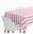 Imagens de Mantel Rayas Rosa y Blanco Papel Impermeable 120cm x 180cm