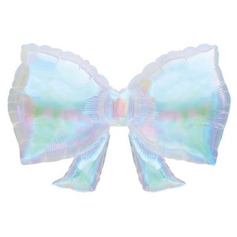 Imagens de Globo Forma Lazo Iridiscente Grande Solo Aire (92cm)