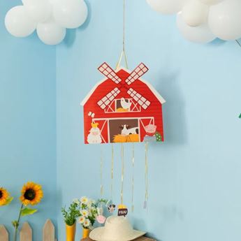 Picture of Piñata Granja Cumpleaños cartón 42 x 39.5 cm