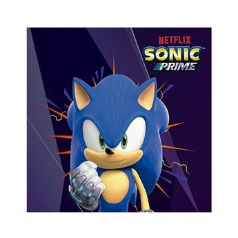 Imagen de Servilletas Sonic Prime papel 33cm (20uds)