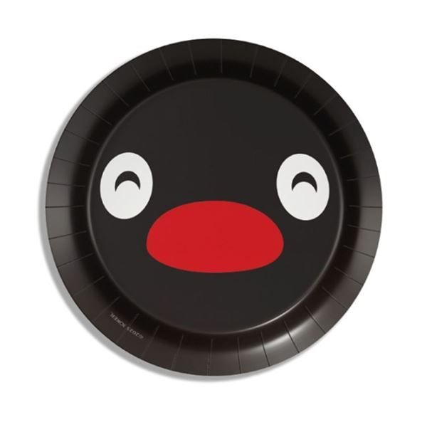 Picture of Platos Pingu 18 cm Cartón (8uds)