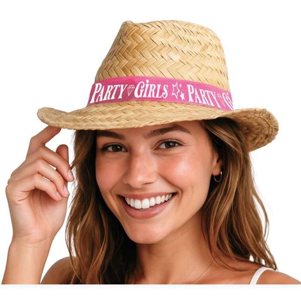 Picture of Gorro Party Girls de paja Despedidas y Fiestas