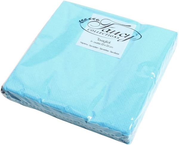 Picture of Servilletas Azul Pastel papel 33cm (25 unidades)