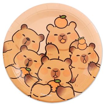 Picture of Platos Capibara 23cm Cartón (6uds)