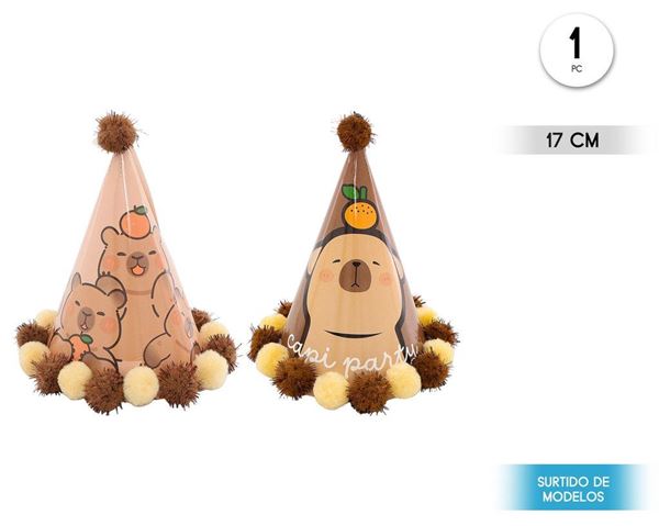 Imagens de Gorro de Fiesta Capibara Mix (1ud)