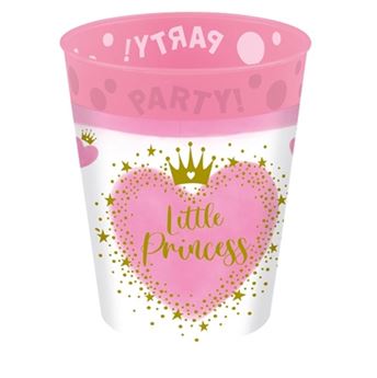 Picture of Vaso Pequeña Princesa Plástico Reutilizable 250ml (1ud)