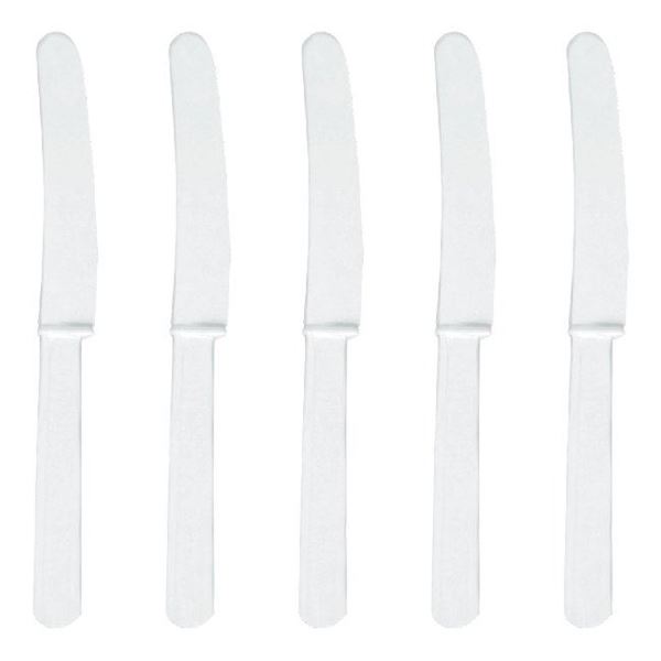 Picture of Cuchillos Blancos Reutilizables (10 uds)