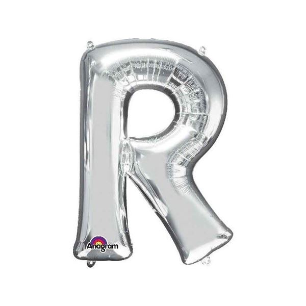 Imagens de Globo Letra R Plateada Gigante
