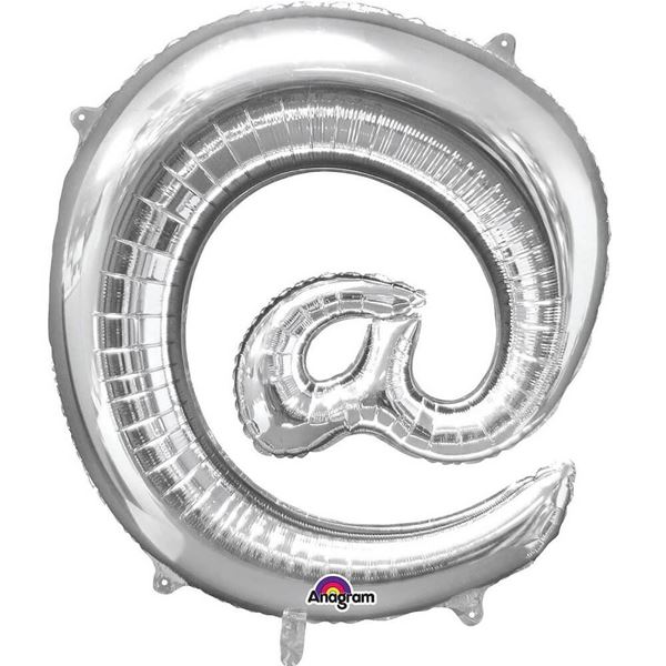 Picture of Globo Letra @ Plateada Gigante