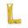 Imagen de Globo Letra L Dorada Gigante (88cm)
