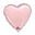 Imagen de Globo Corazón Rosa Pastel Jumbo (81cm)