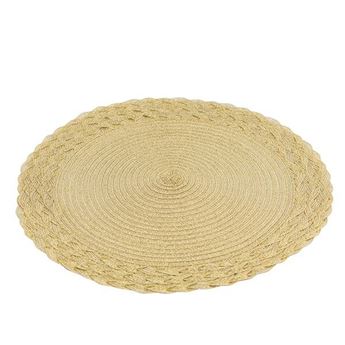 Picture of Bajoplato Dorado con Borde Trenzado 35 cm