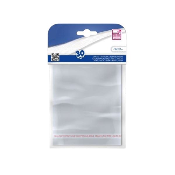 Imagen de Bolsas Chuches Celofán Transparentes con Cierre (30 unidades)