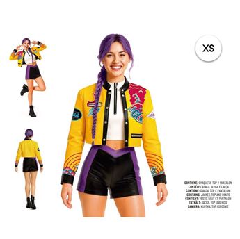 Imagen de Disfraz Cazadoras K-Pop Lider Demon Hunters Mujer (Talla XS)