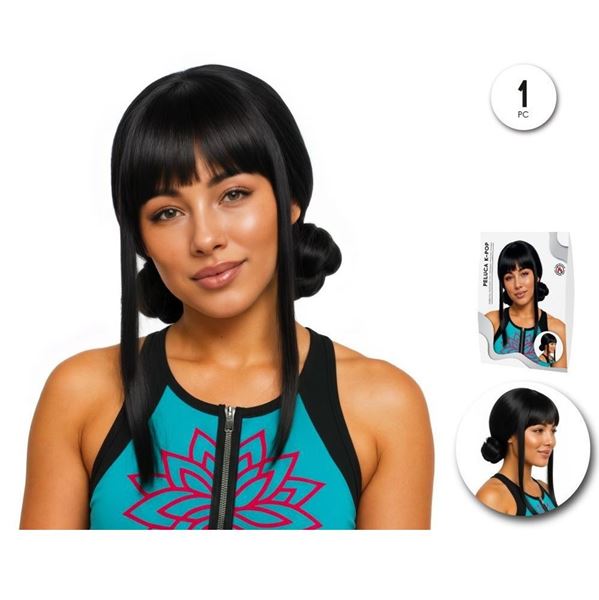 Imagen de Peluca Guerrera Zoey K-Pop
